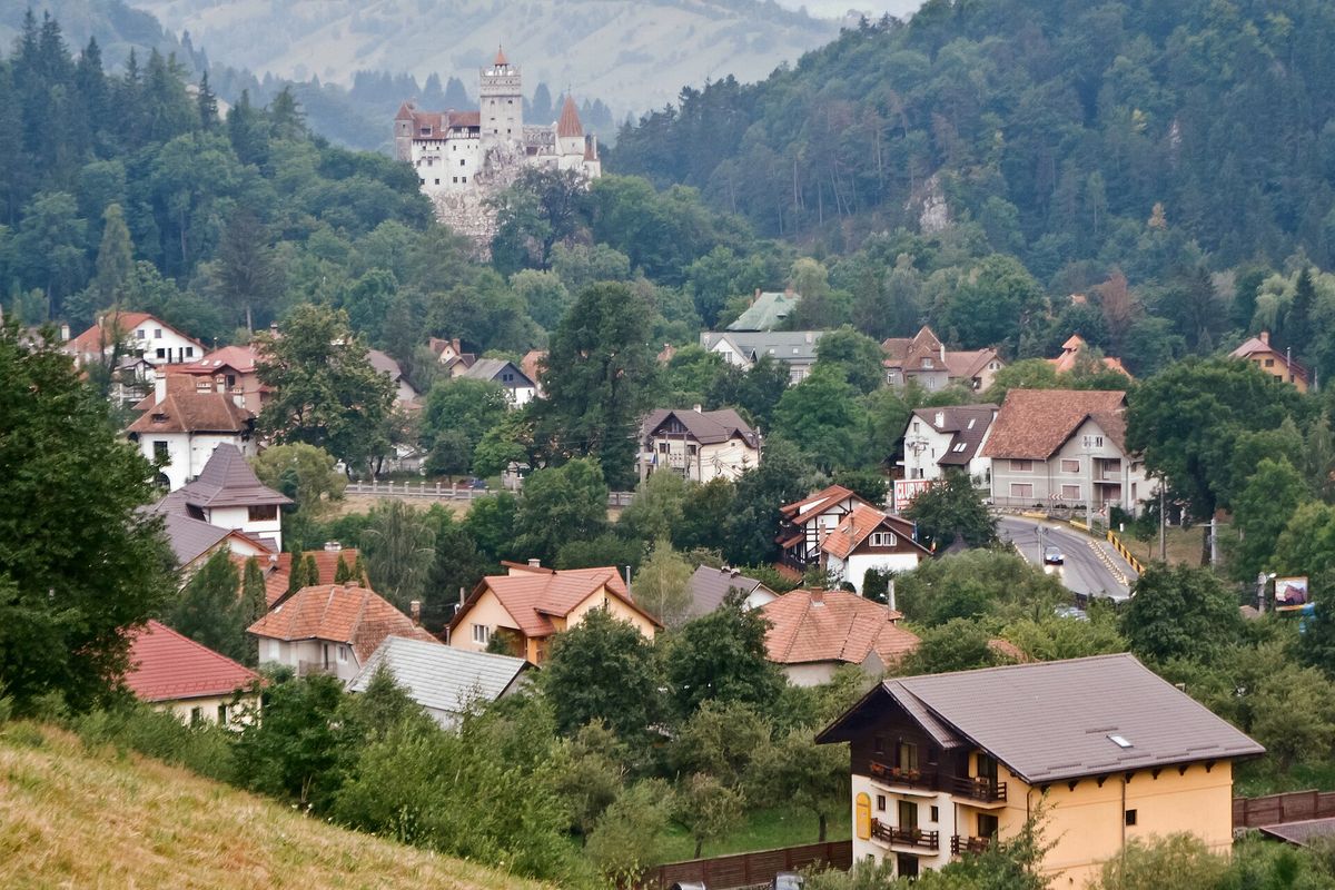 Bran Castle, the real Dracula's Castle, three hours north of Bucharest