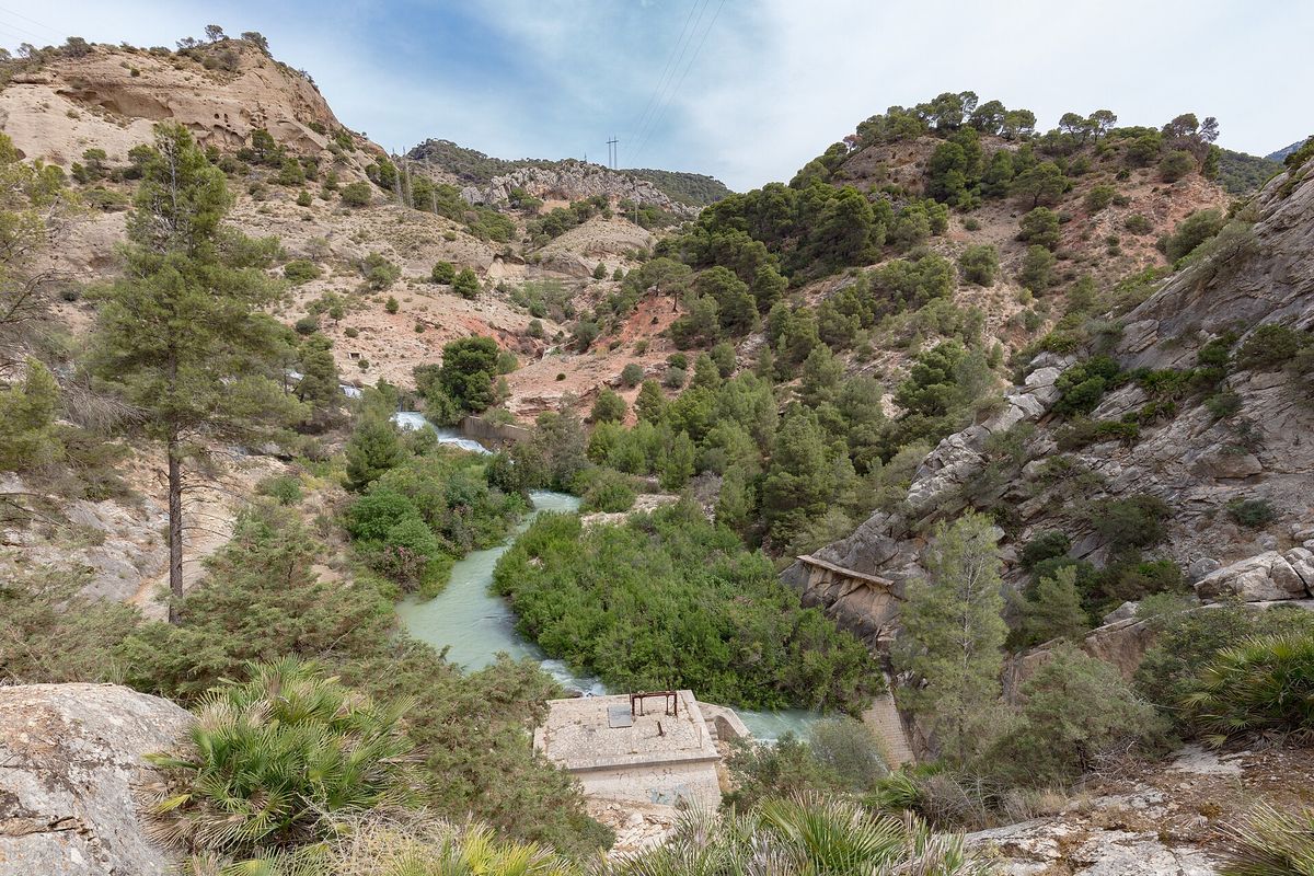 The El Chorro gorge on the Caminito del Rey route
