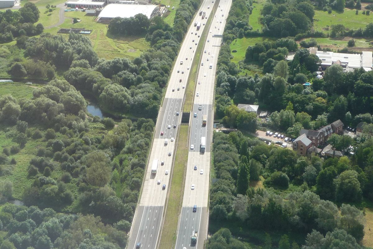 The M27 near Southampton