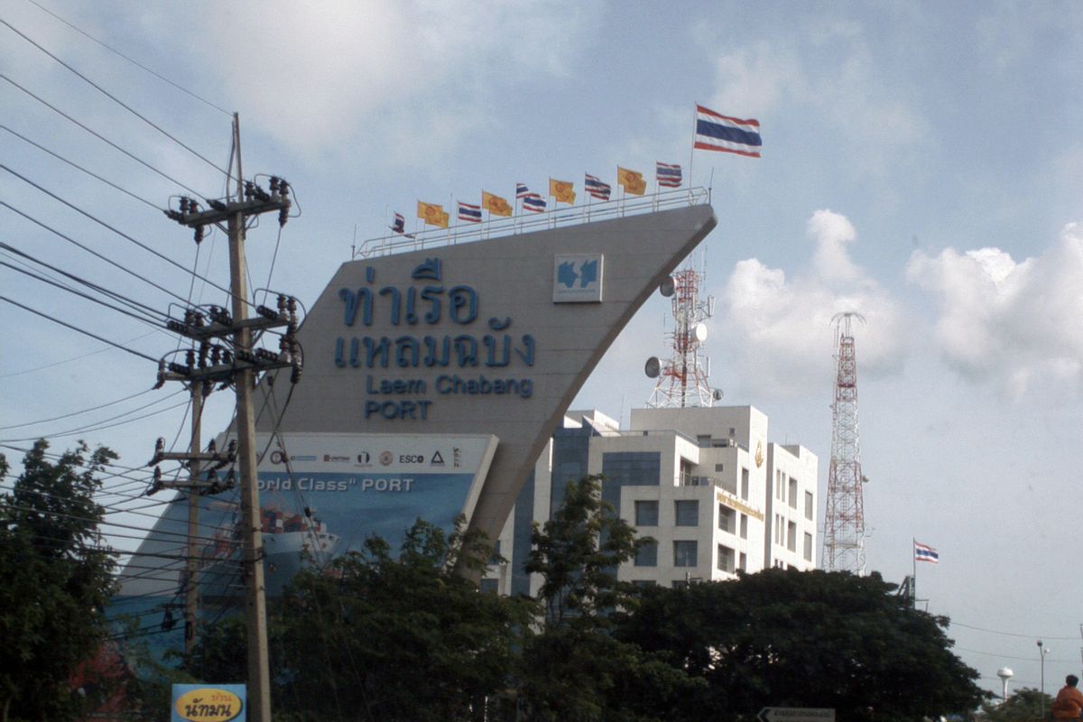 Laem Chabang, the cruise port for Bangkok