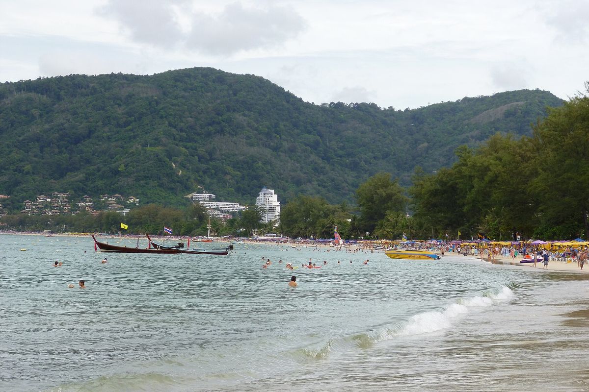 Patong, where ships tender in at Phuket